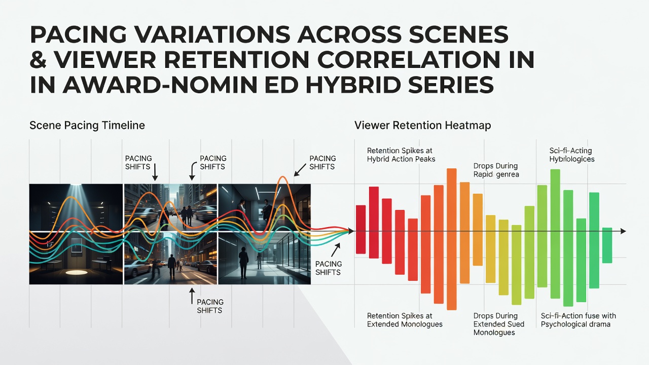 Detailed charts illustrating viewer retention rates tied to pacing adjustments in award-nominated hybrid films