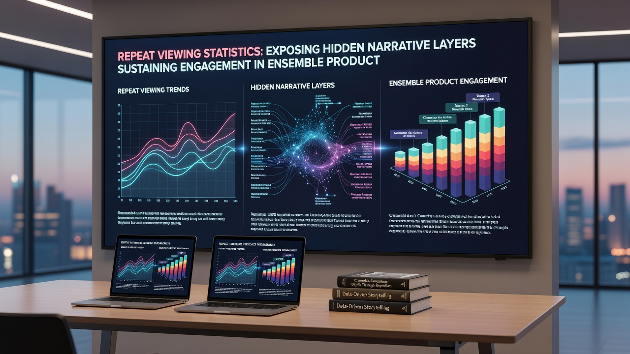 Breakdown chart of viewer engagement metrics highlighting narrative callbacks in group productions